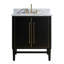 Ensemble de meuble-lavabo simple l 31 po Ewen avec plateau en marbre de Carrare-1727171068-1727171067-1727171066