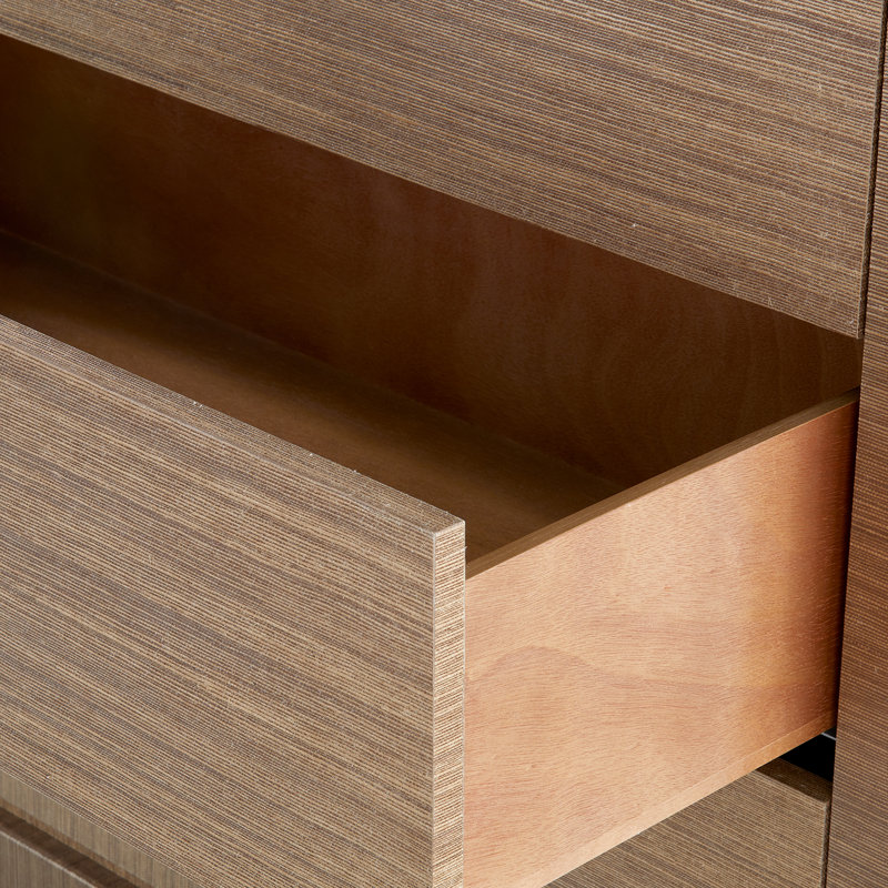 Ming 6 - Drawer Dresser, Flax Brown