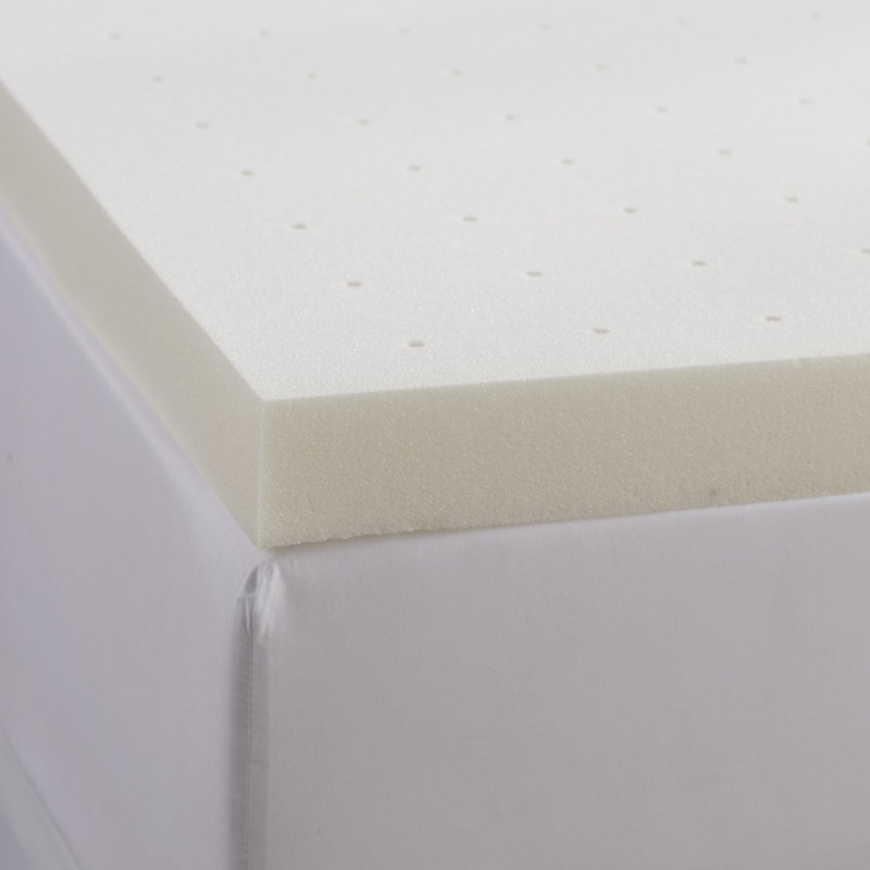 Surmatelas en mousse viscoélastique Inez, 2", Grand lit court
