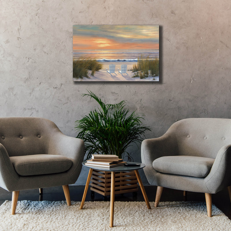 «Paradise Sunset» par Diane Romanello, H 26 po x l 40 po x P 1,5 po