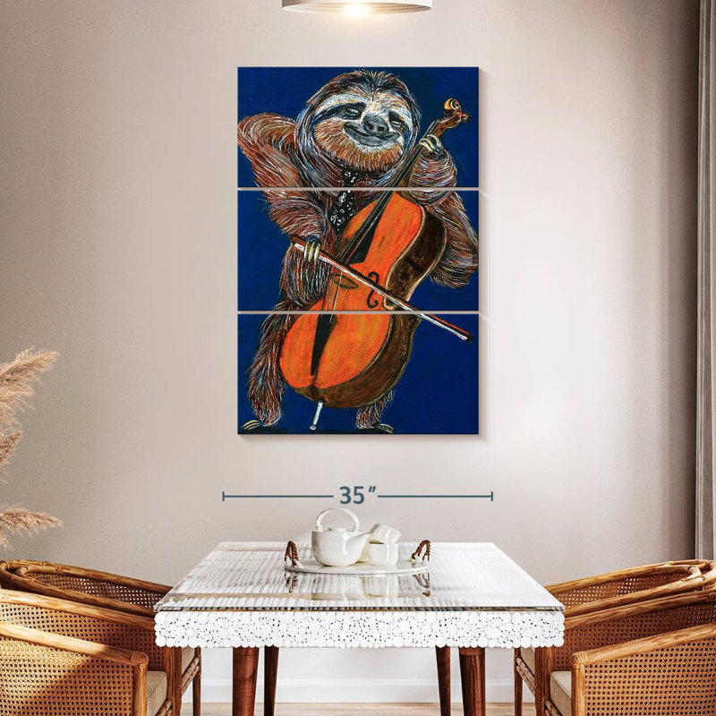 Brampt Slow Yo Ma, 50" H x 32" W