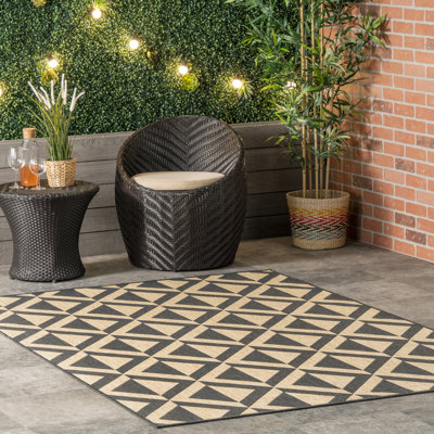 Tapis intérieur / extérieur gris anthracite Halesowen
