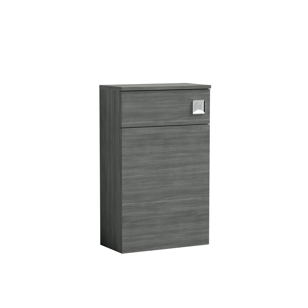 Nuie Arno 500mm WC Unit - Anthracite Grey - Made in UK - MFC Painted Gloss - Image 2