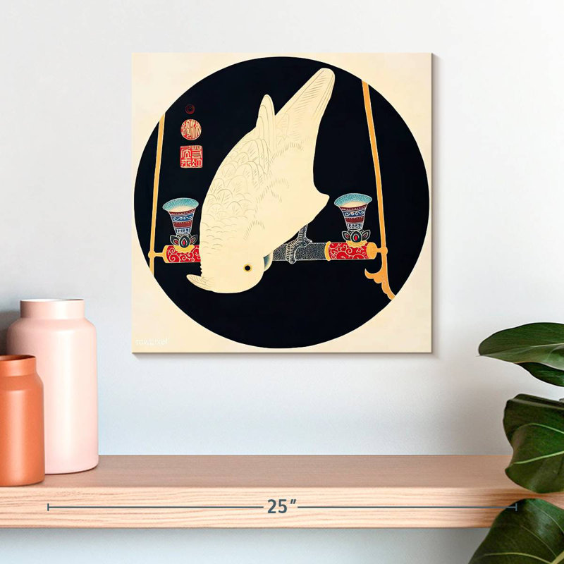 Brampt A White Macaw, 16" H x 16" W
