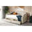 Twin Size Upholstered Daybed With Drawers, Wood Slat Support-1640774830