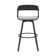 Lynnox Swivel Counter or Bar Height Upholstered Stool with Arms