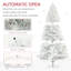 Arbre de Noël artificiel de 9 pi de hauteur, arbre de Noël non éclairé avec 2132 pointes de branches, ouverture automatique, base en acier, décoration des Fêtes pour le bureau personnel-58641659