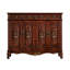 Banc de rangement en bois manufacturé brun