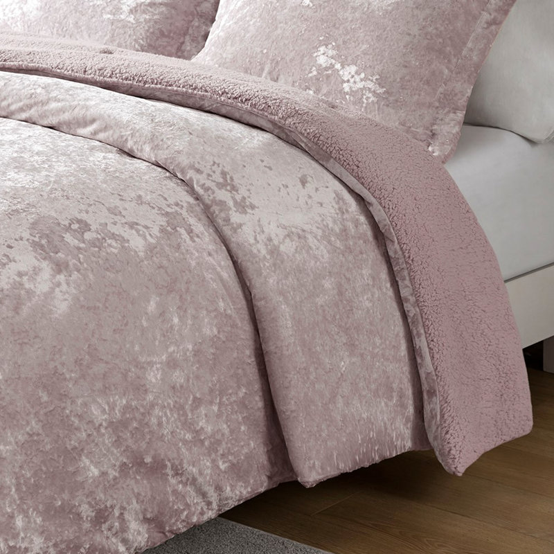 Édredon pour lit simple / simple TG, 100% velours froissé et confortable