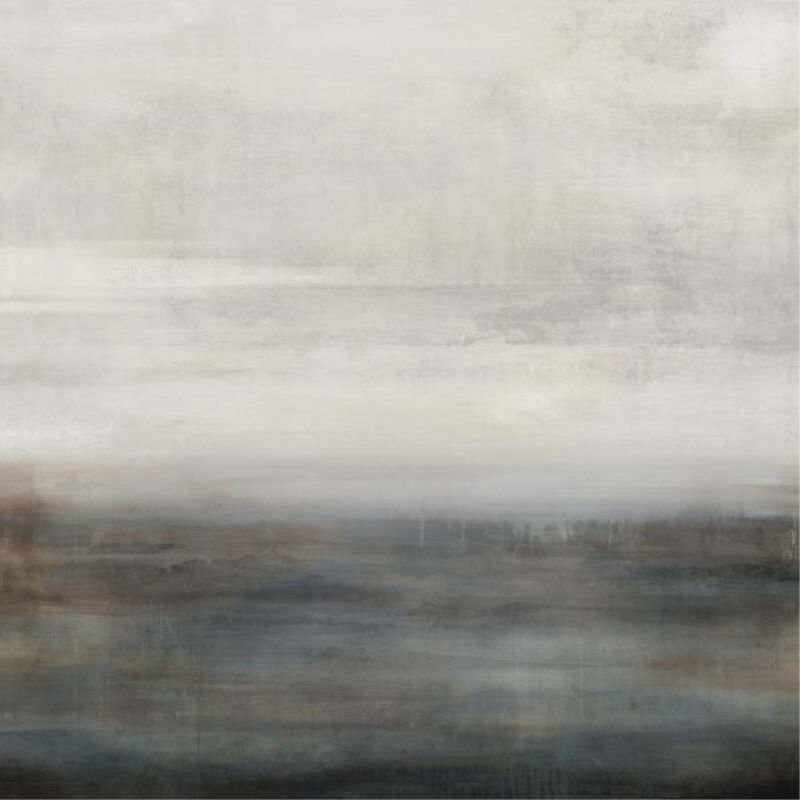 Azul Vibes Print by James McAllen, 50" H x 50" W, Glass Coat