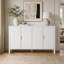Armoire de rangement 57,5 po Modern Modern Stripe-1188089646