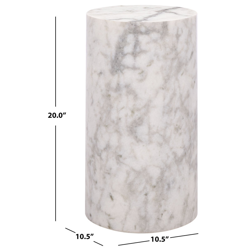 Leahbryanna Round Drink Table, White
