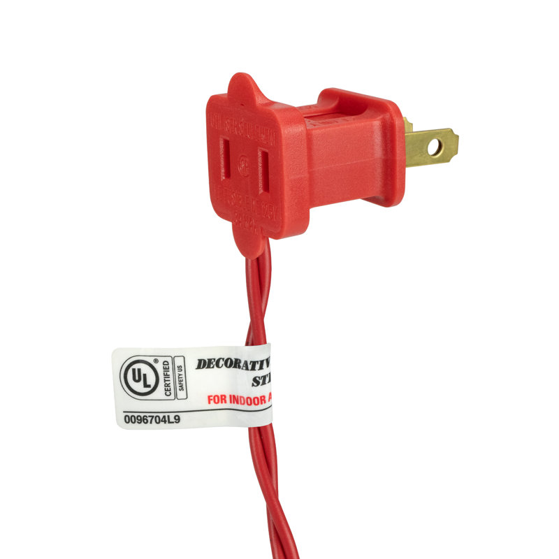 Guirlande de Noël artificielle en pin rouge 9 pi x 12 po