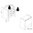 Ensemble de commode et table de chevet 2 pièces Coney-189767100