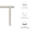 Console de 52 po Modway Relic-92590950