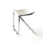 Chaise pliante usagée - Design rétro transparent pour la maison, le bureau et les loisirs