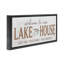 Cadre flottant Lake House Rustic Welcome, design par Seven Trees Design-1423948153-1423948155