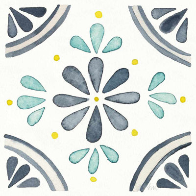 Garden Getaway Tile I - blanc