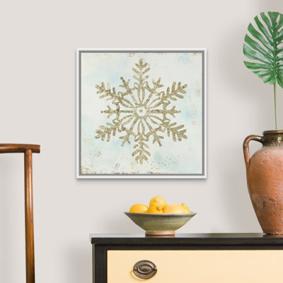 " Glistening Snowflake III " Painting Print