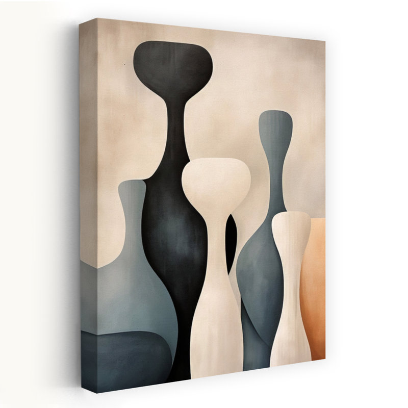 Art contemporain, art contemporain abstrait, H 48 po x l 32 po