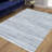 Striped Navy Blue Area Rug-2111373304