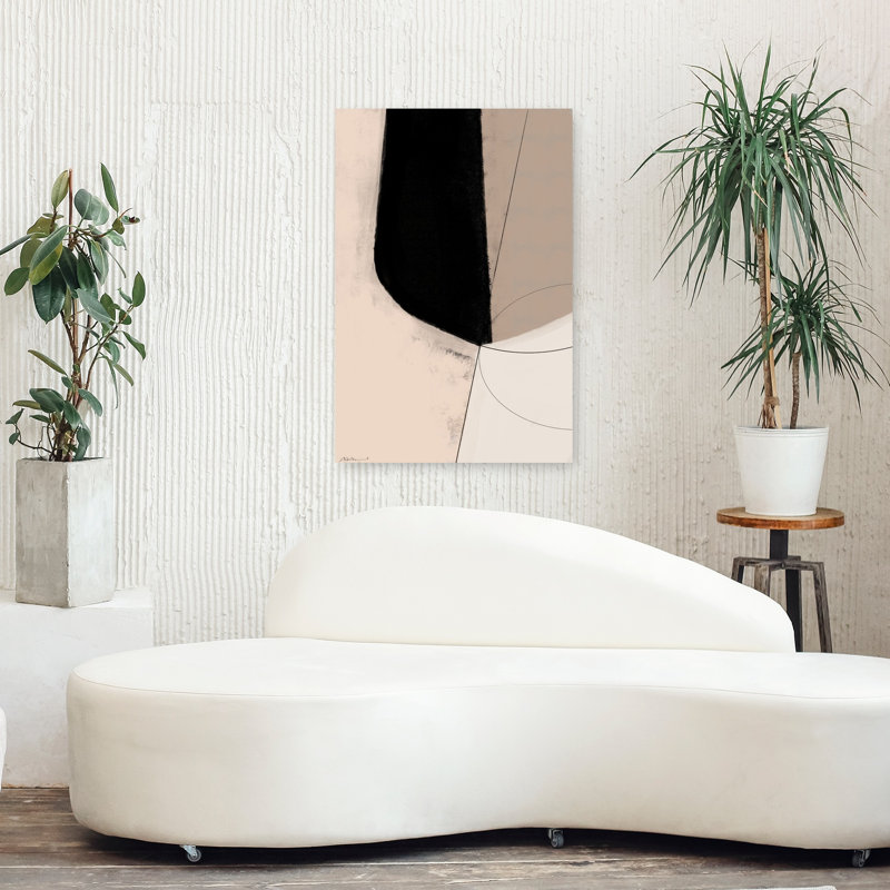 Art contemporain abstrait géométrique, H 36 po x l 24 po
