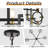 Herrin 6-Light Iron Rotatable Candle Chandelier-1275136490
