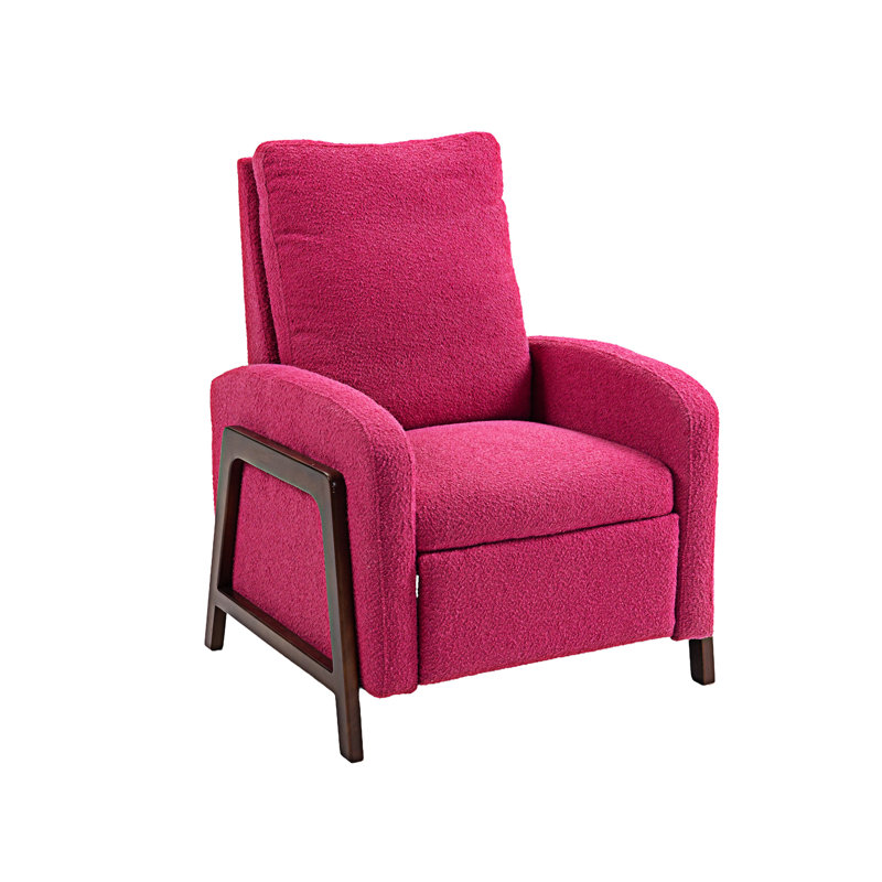 Fauteuil inclinable réglable en tissu de cinéma maison avec canapé et fauteuil inclinable avec coussin de siège épais et dossier