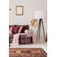 Tapis unique en laine noué à la main beige de 3 pi 1 po x 4 pi 9 po Teimani