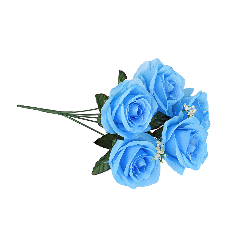 Rosier artificiel ouvert, Bleu