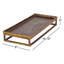 CABOT RAISED RECTANGULAR TRAY