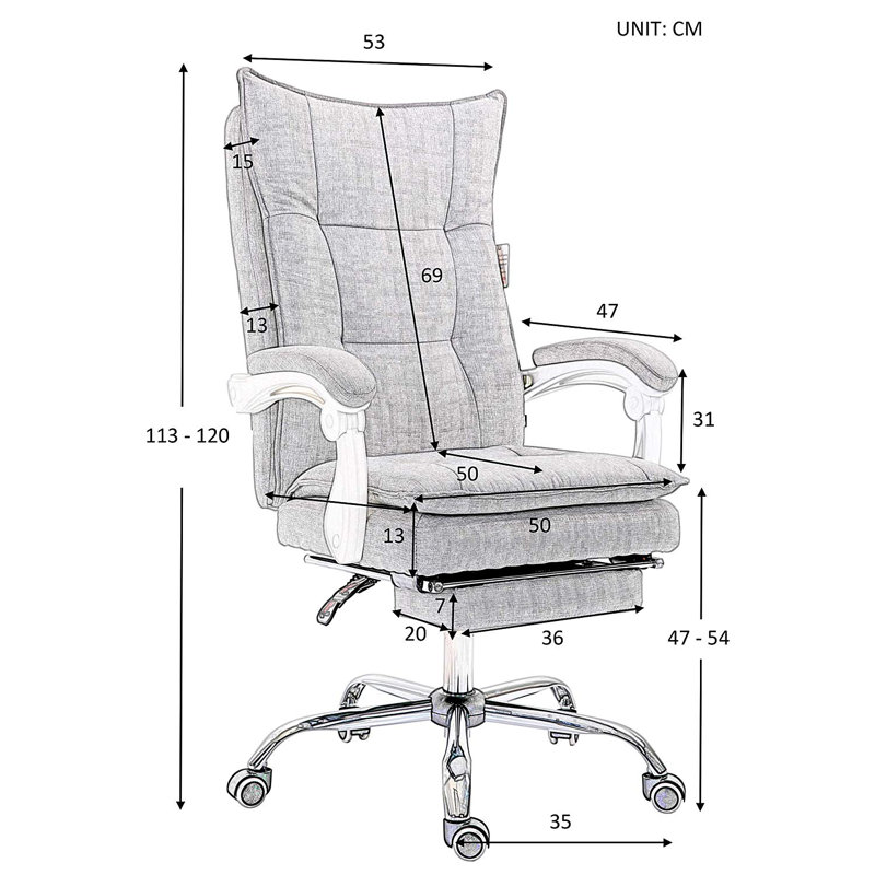 Executive Chair with Headrest