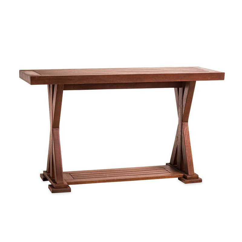 Rectangular Eucalyptus Outdoor Buffet & Console Table