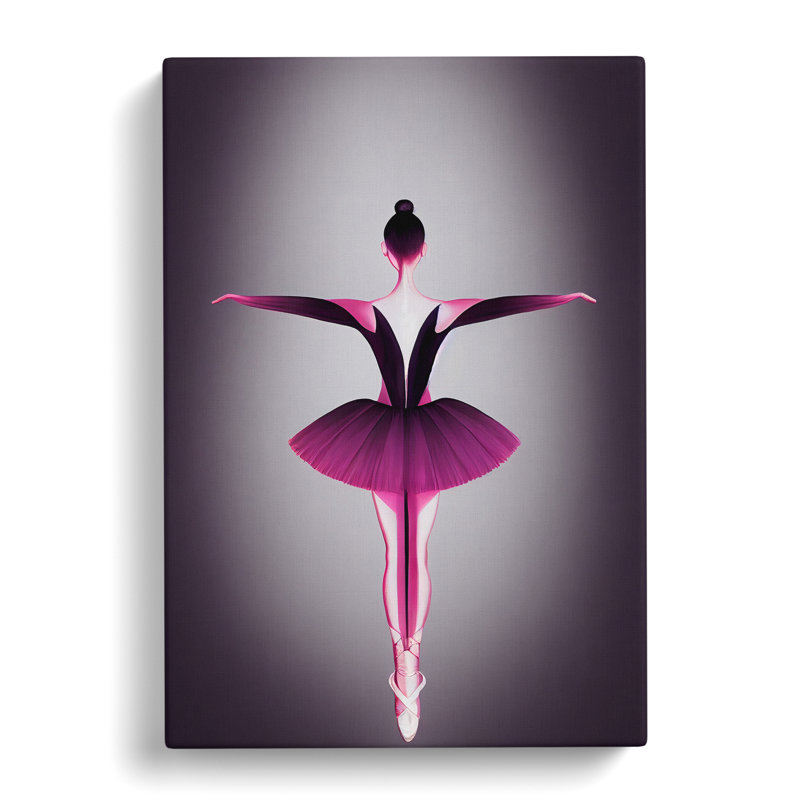 Behind the Ballerina - Wrapped Canvas, 76cm H x 50cm W x 3cm D