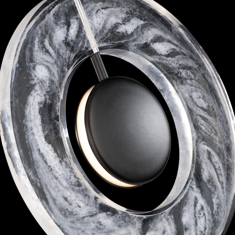 Luminaire suspendu géométrique à 1 lumière Cymbal