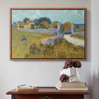 Farmhouse in Provence, 1888-Vincent van Gogh-Framed Gallery Wrapped Canvas