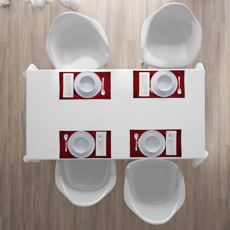 Polyester Abstract Rectangle Placemat