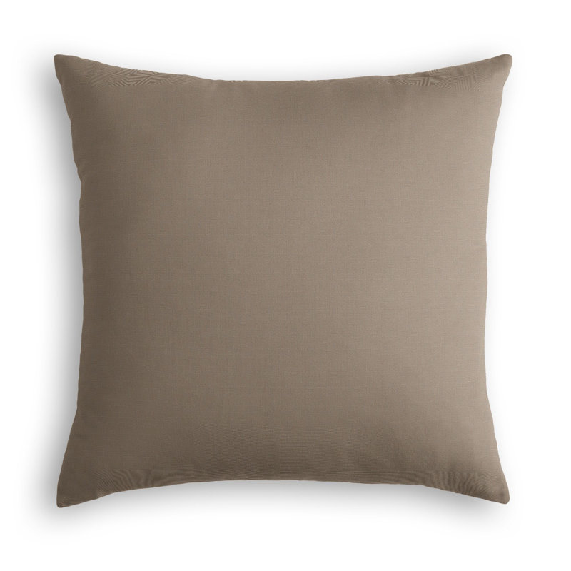  Housse de coussin intérieur / extérieur, 22 po x 22 po, Taupe, Pas de bourre