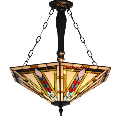 Tiffany 5 - Light Dimmable Geometric Chandelier