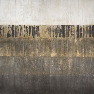 Metallic Shift " Metallic Shift 1 " by Jennifer Hollack Raboin Painting Print