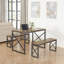Ensemble de table de salle à manger 3 pièces 43,3 pouces avec bancs Aithan, ensemble de table de cuisine rustique pour petits espaces, ensemble de salle à manger de style campagne moderne avec banc pour cuisine et salle à manger-1506736367-1501897655