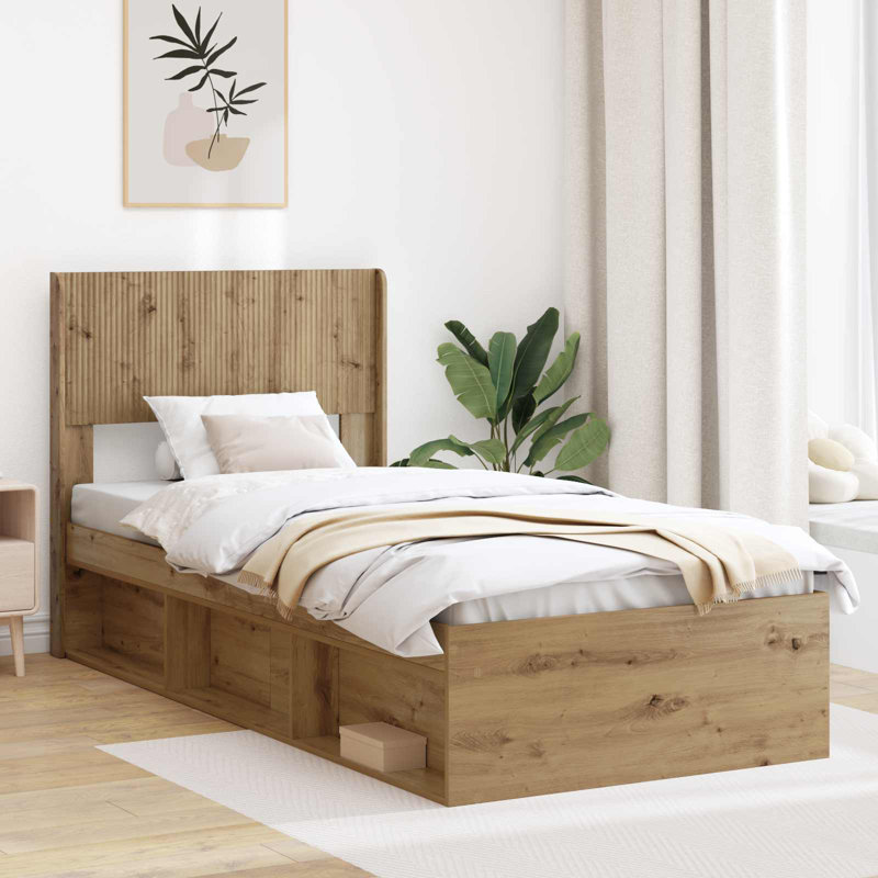 Bed, Artisan Oak, Small Single (2'6)