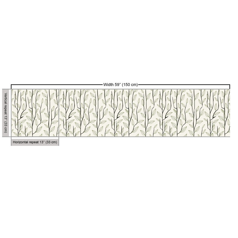 Northup Branches with Leaf Fabric