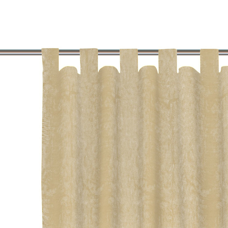 Arna Room Darkening Curtains, 245cm H x 135cm W, Sand