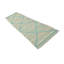 Tapis de couloir turquoise et ivoire 10 pi Pastrana