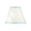 Abat-jour empire en polyester clair H 5 po x l 6 po Xzayvion