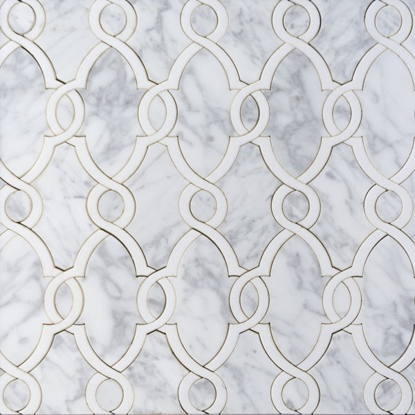 5" x 7" Marble Novelty Mosaic Wall Tile