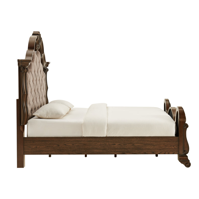 Müller Upholstered Solid Standard Bed, California King