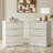 3-Piece 7-Drawer Dresser & 3-Drawer Nightstand Set-2127939049
