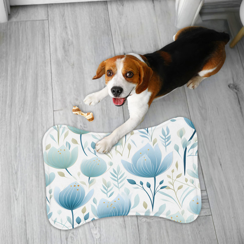 Blue Botanics - 1 Piece Bone Shape Feeding Mat